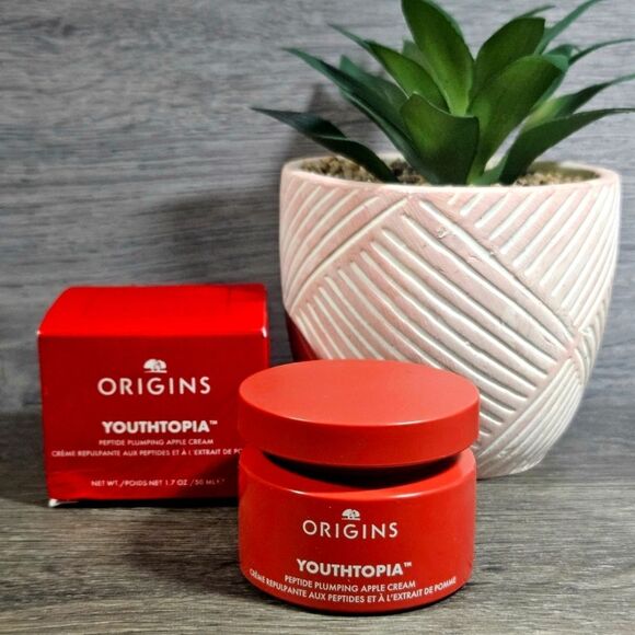 ORIGINS Youthtopia Plumping Apple Face Moisturizer W Peptides NEW MSRP $54 - Picture 1 of 13